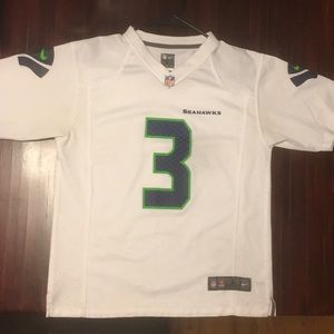 Women Large Seahawks Jersey NFL Nike Wilson